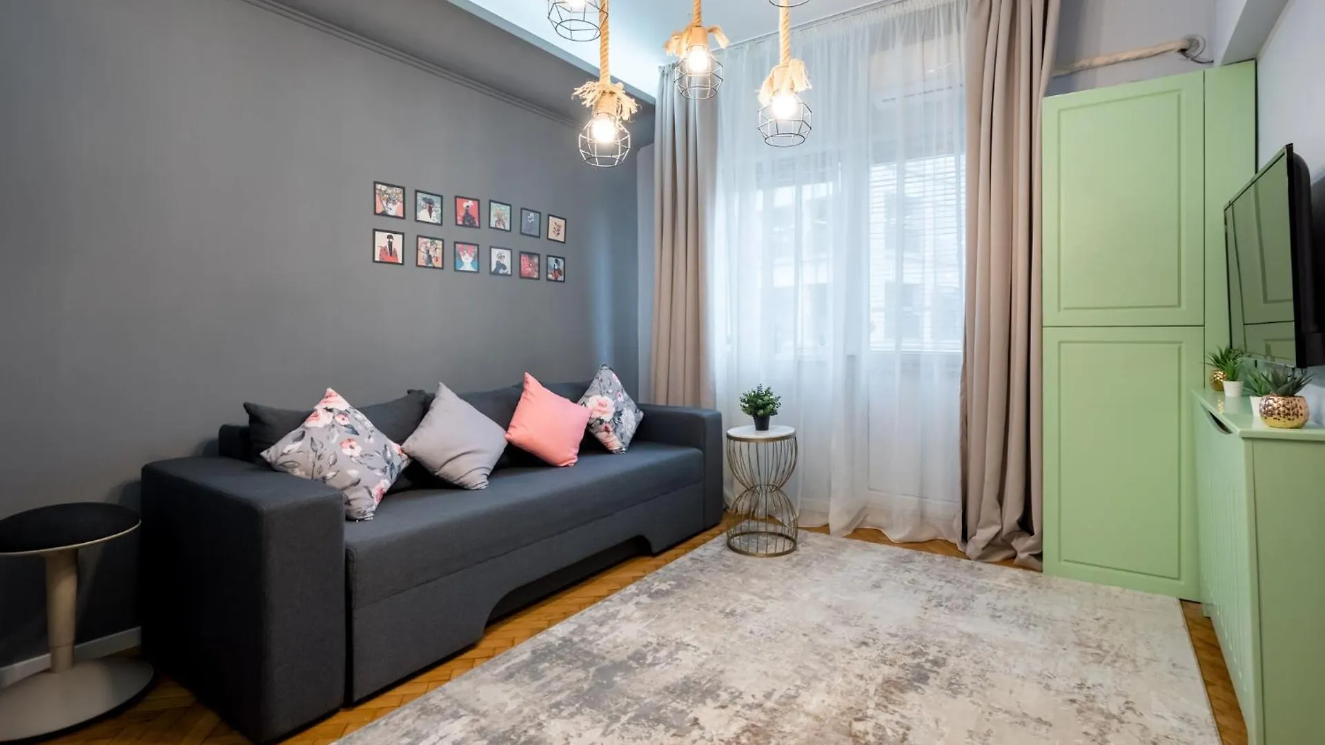 Borealis Calea Victoriei View Netflix Bucharest Apartment